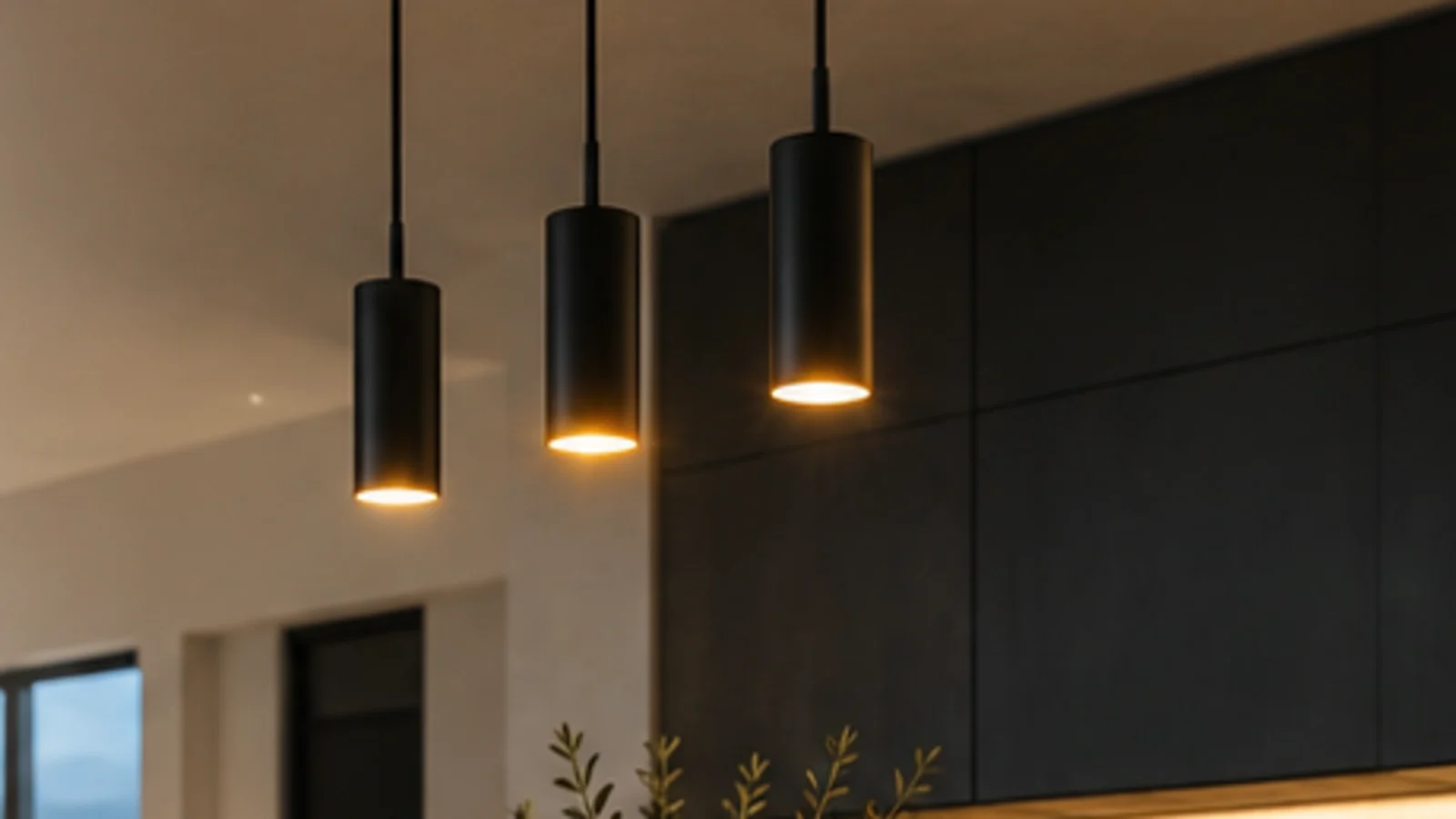 Moderner Wohnraum mit hochwertiger Elektro- und Lichtinstallation